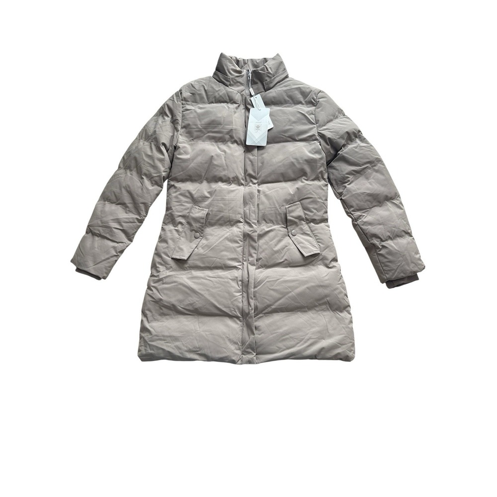 WenVen‎ NWT Puffer Coat Winter Jacket Womens Small Taupe No Hood Ski Outdoor
